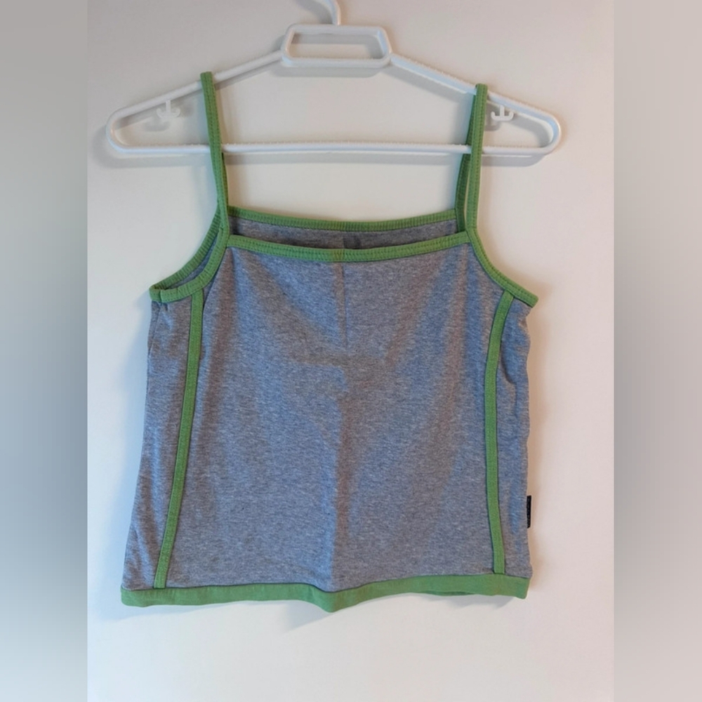 H&M Gray and Green Tank Top, S